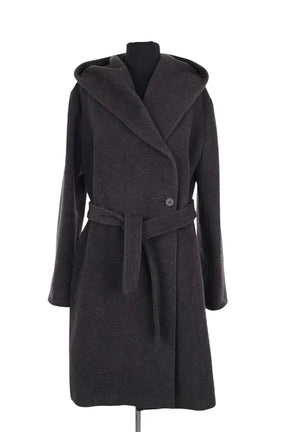 Manteau Gerard Darel Gris en Laine, taille M - Seconde Main