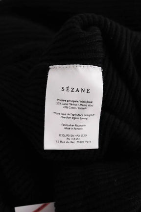 Jupe Sézane Noir en Laine