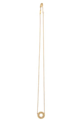 Collier Dinh Van Pendentif sur chaîne Seventies 19 mm Doré en Or jaune - Seconde Main