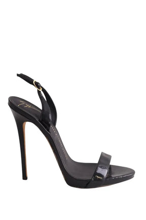 Talons Giuseppe Zanotti Noir en Cuir, taille 39 - Seconde Main