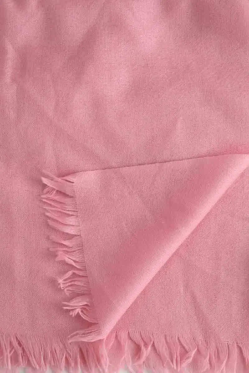 Écharpe Eric Bompard Rose en Cachemire