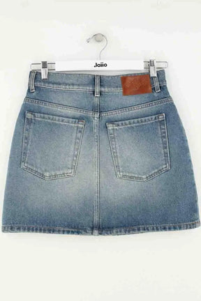 Mini jupe Max Mara Bleu en Coton