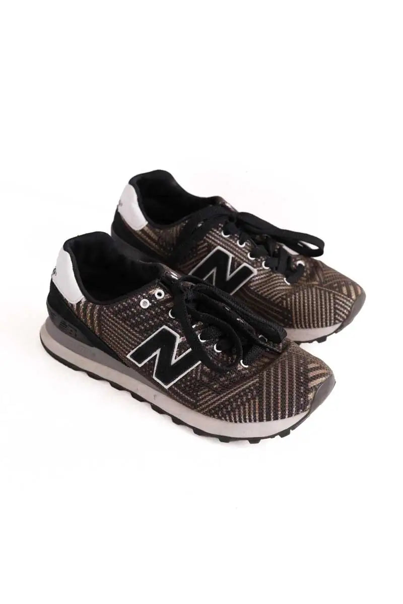 Baskets New Balance Marron en Tissu