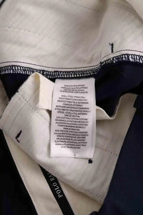 Pantalon droit Ralph Lauren Bleu en Coton