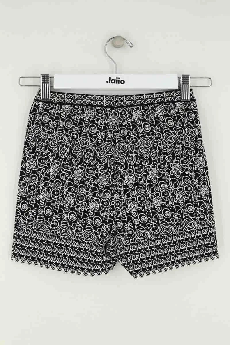 Mini short Alaïa Noir en Viscose