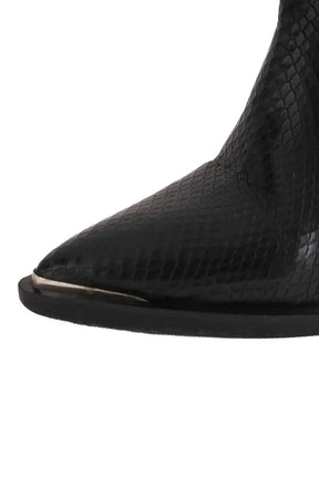 Santiags The Kooples Noir en Cuir