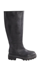 Bottes LK Bennett Julia Noir en Cuir, taille 42 - Seconde Main