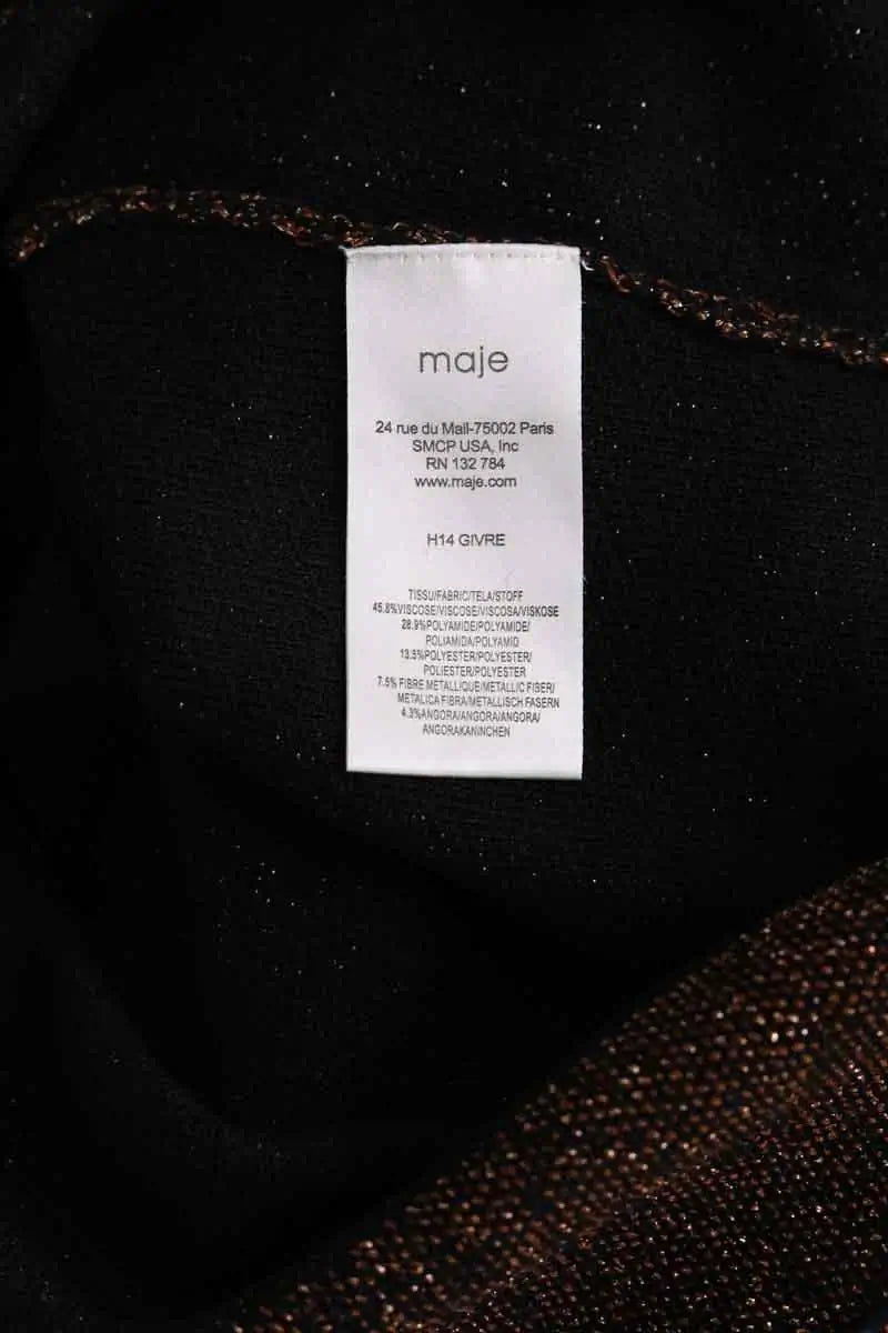 Robe Maje Marron en Viscose