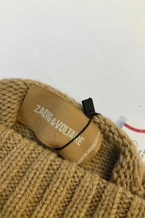 Pull Zadig & Voltaire Camel en Laine