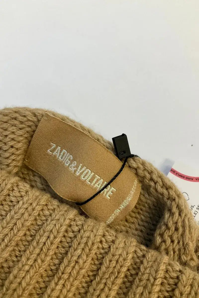 Pull Zadig & Voltaire Camel en Laine