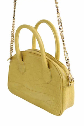 Sac à main The Kooples Jaune en Cuir