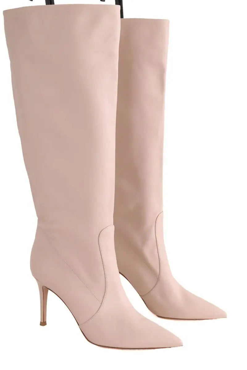 Bottes Gianvito Rossi Beige en Cuir