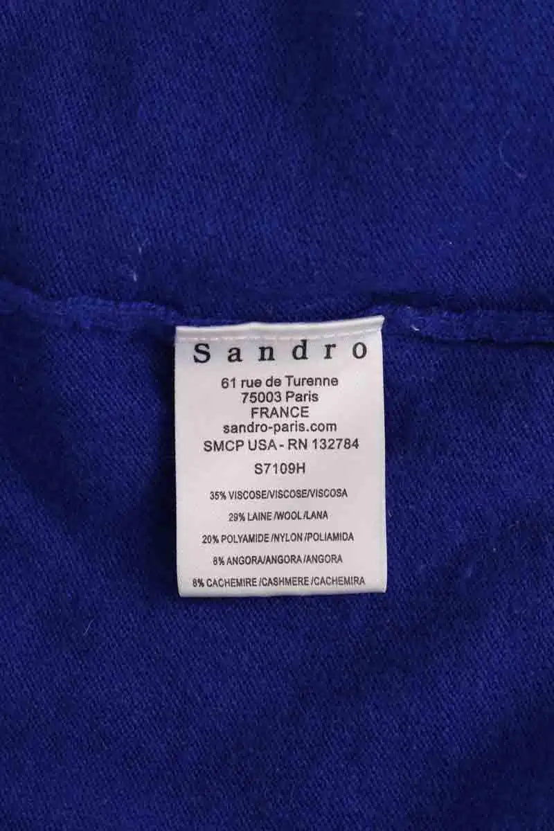 Pull Sandro Bleu en Viscose
