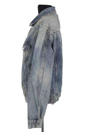 Veste Iro Bleu en Coton