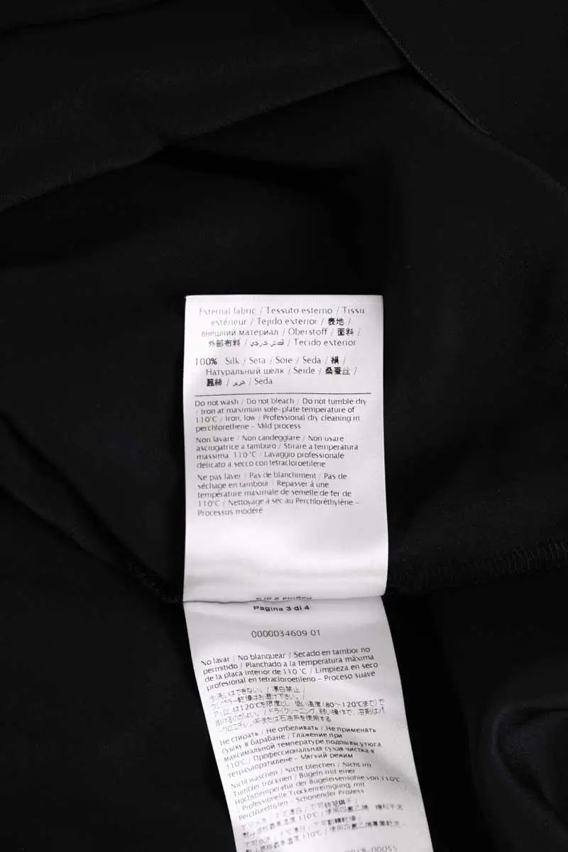 Robe Red Valentino Noir en Soie