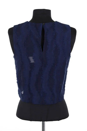 Top sans manche Balzac Roda Bleu en Coton