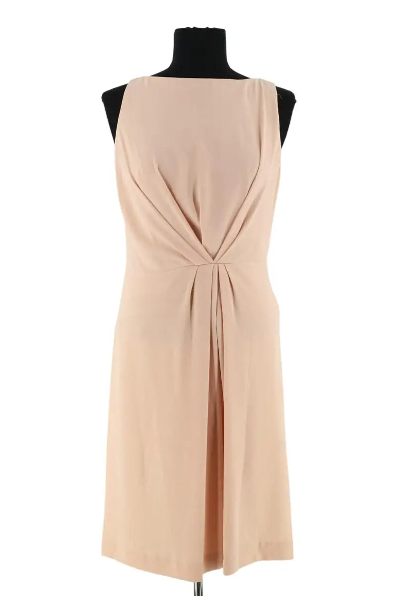 Robe Tara Jarmon Beige en Synthétique, taille M - Seconde Main