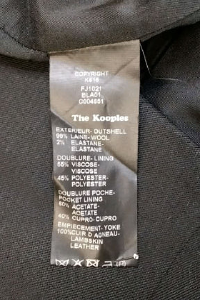 Mini jupe The Kooples  Noir