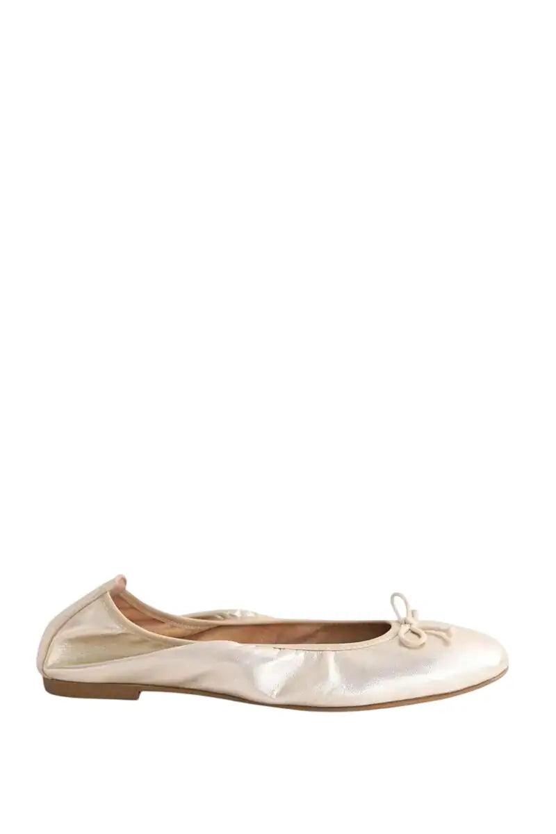 Ballerines LK Bennett Trilly Doré en Cuir, taille 40 - Seconde Main
