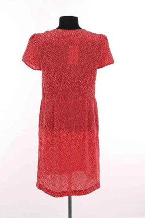 Robe Sandro Rouge en Soie