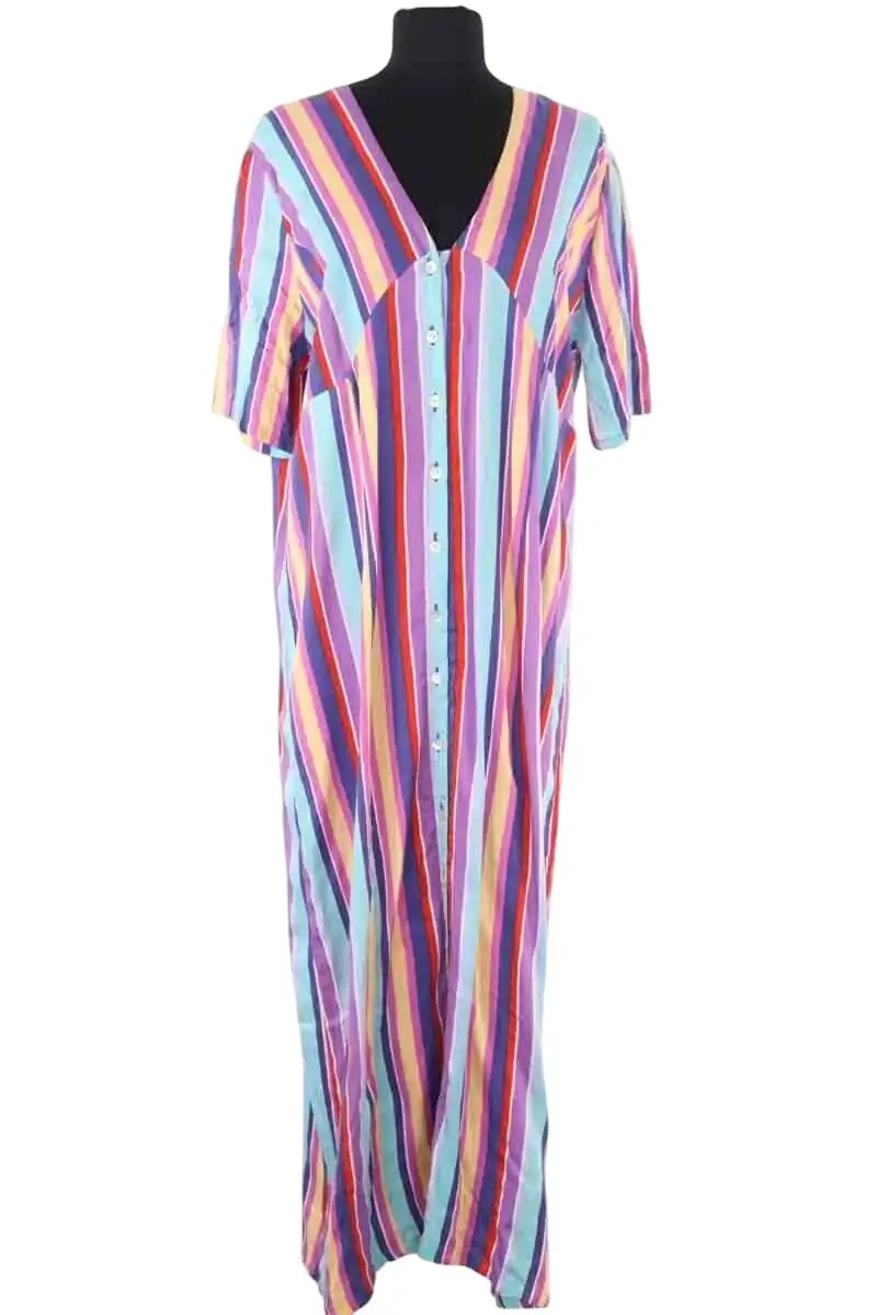 Robe AML Paris Multicolore en Soie, taille L - Seconde Main
