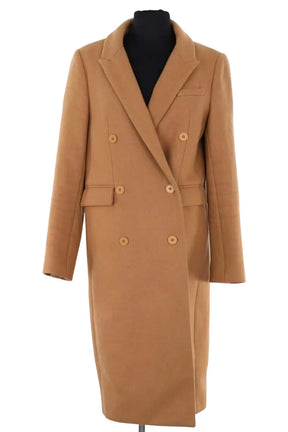 Peacoat Ba&Sh Camel en Laine, taille M - Seconde Main