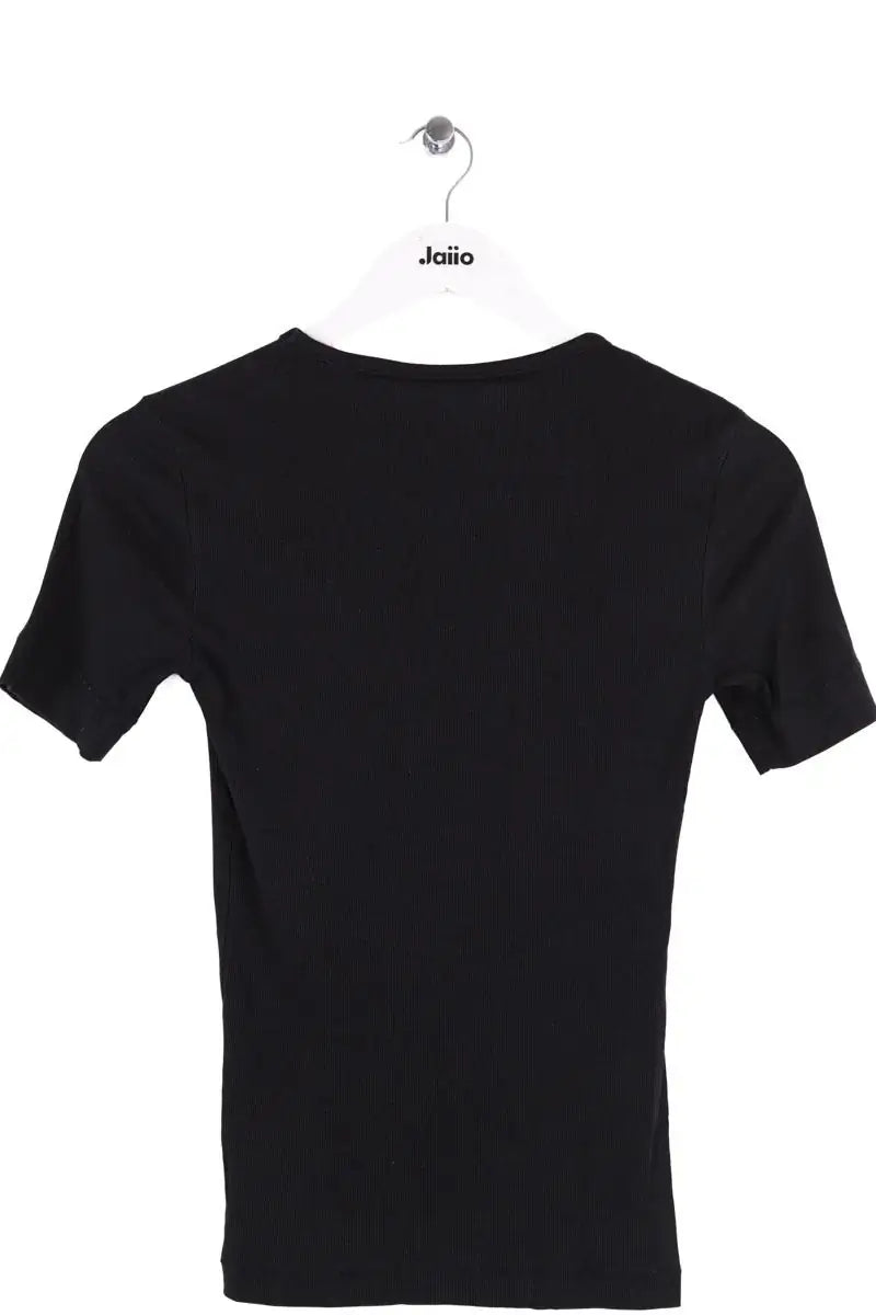 T-shirt Ganni Noir en Coton