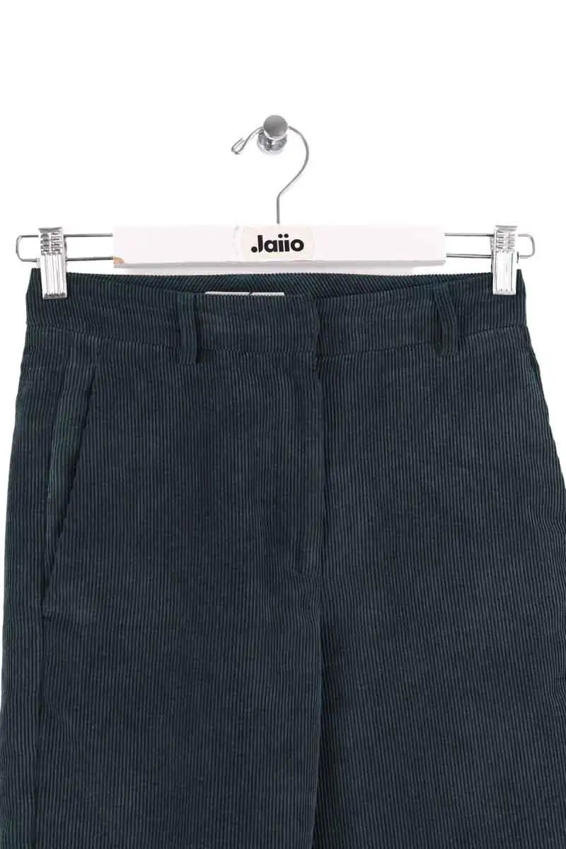 Pantalon droit Sessun Vert en Coton