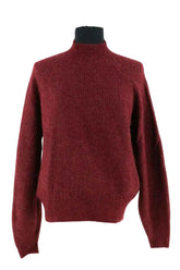 Pull Sézane Bordeaux en Laine, taille M - Seconde Main