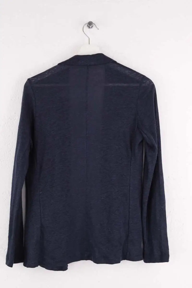 Cardigan Majestic Filatures Bleu en Lin