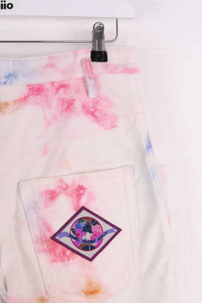 Bermuda Isabel Marant Esquia Multicolore en Coton