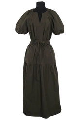 Robe Gerard Darel Kaki en Coton, taille S - Seconde Main