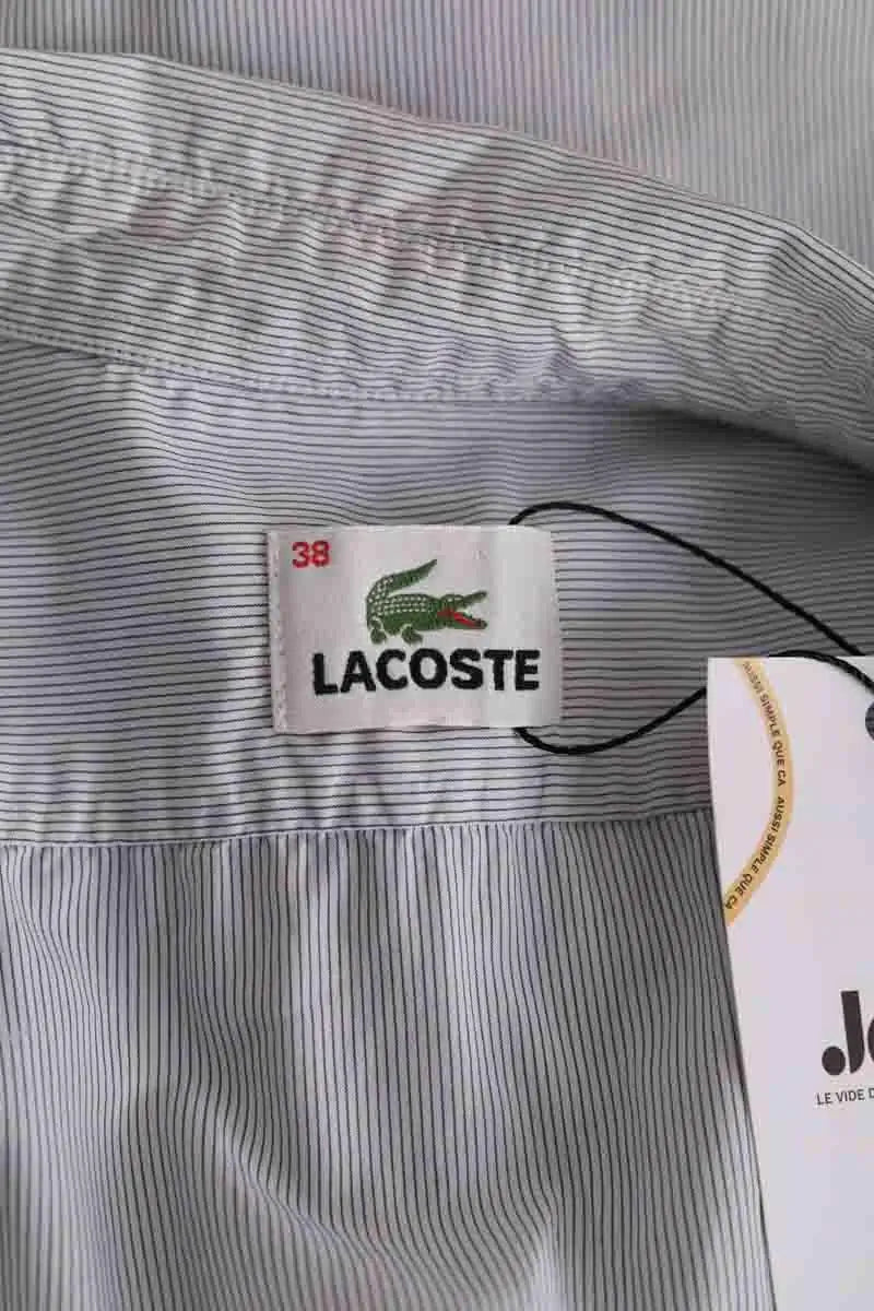 Chemise Lacoste Bleu en Coton