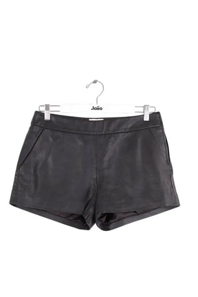 Mini short Sézane Noir en Cuir, taille M - Seconde Main