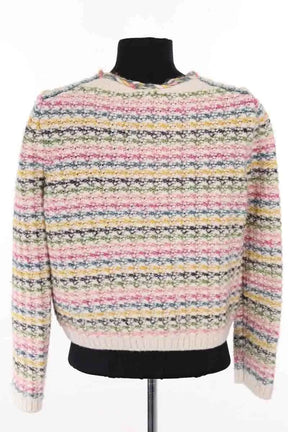 Gilet Ba&Sh Multicolore en Laine