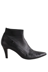 Boots Salvatore Ferragamo Noir en Cuir, taille 44 - Seconde Main