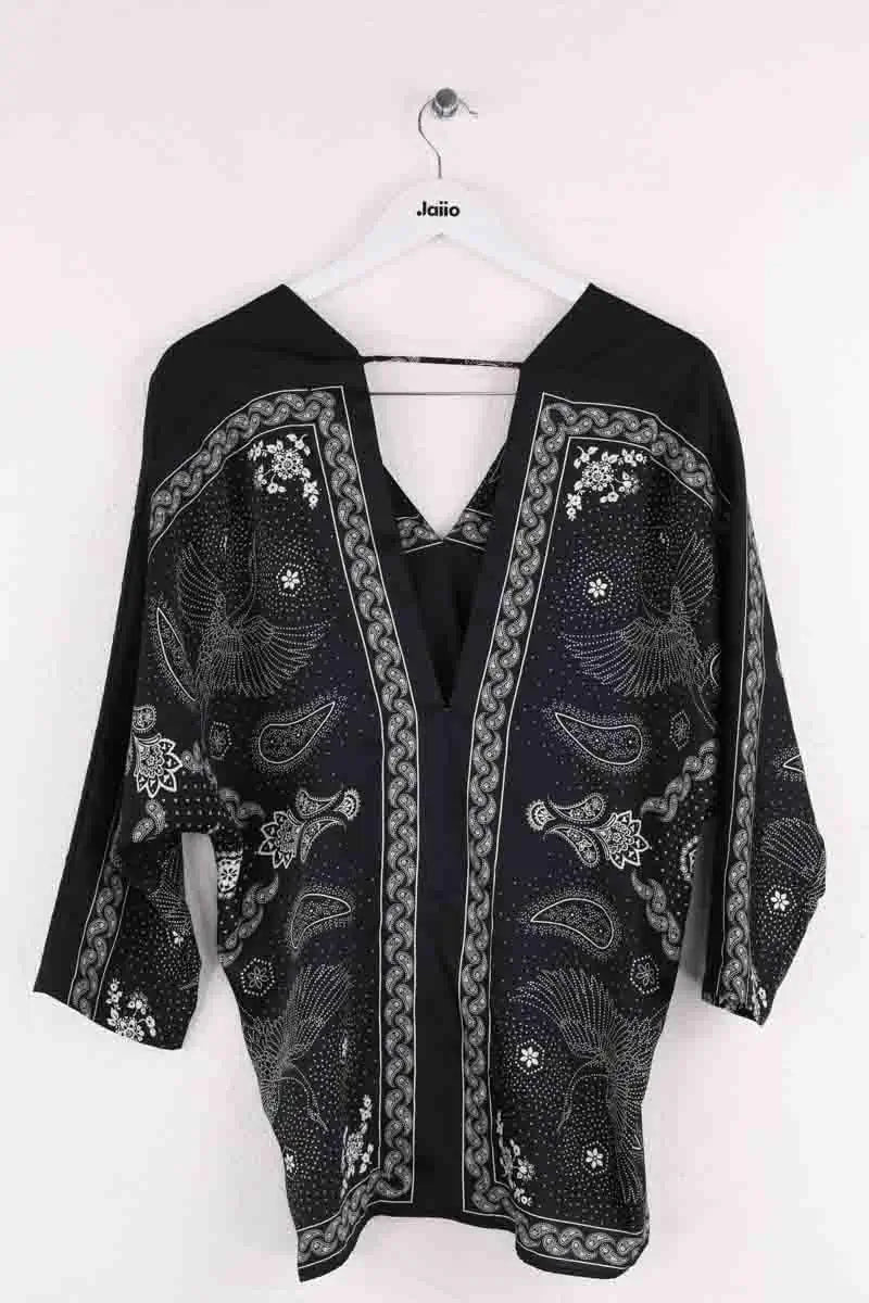 Blouse Sandro Noir en Synthétique