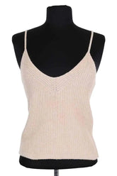 Top sans manche Joseph Ecru en Coton, taille XS - Seconde Main