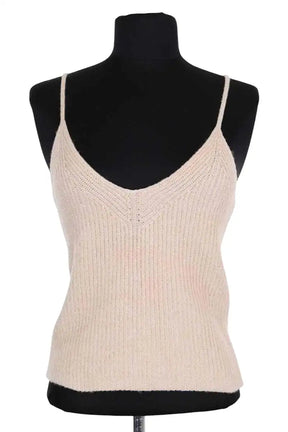 Top sans manche Joseph Ecru en Coton, taille XS - Seconde Main
