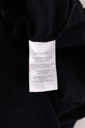 Robe Sézane Noir en Coton