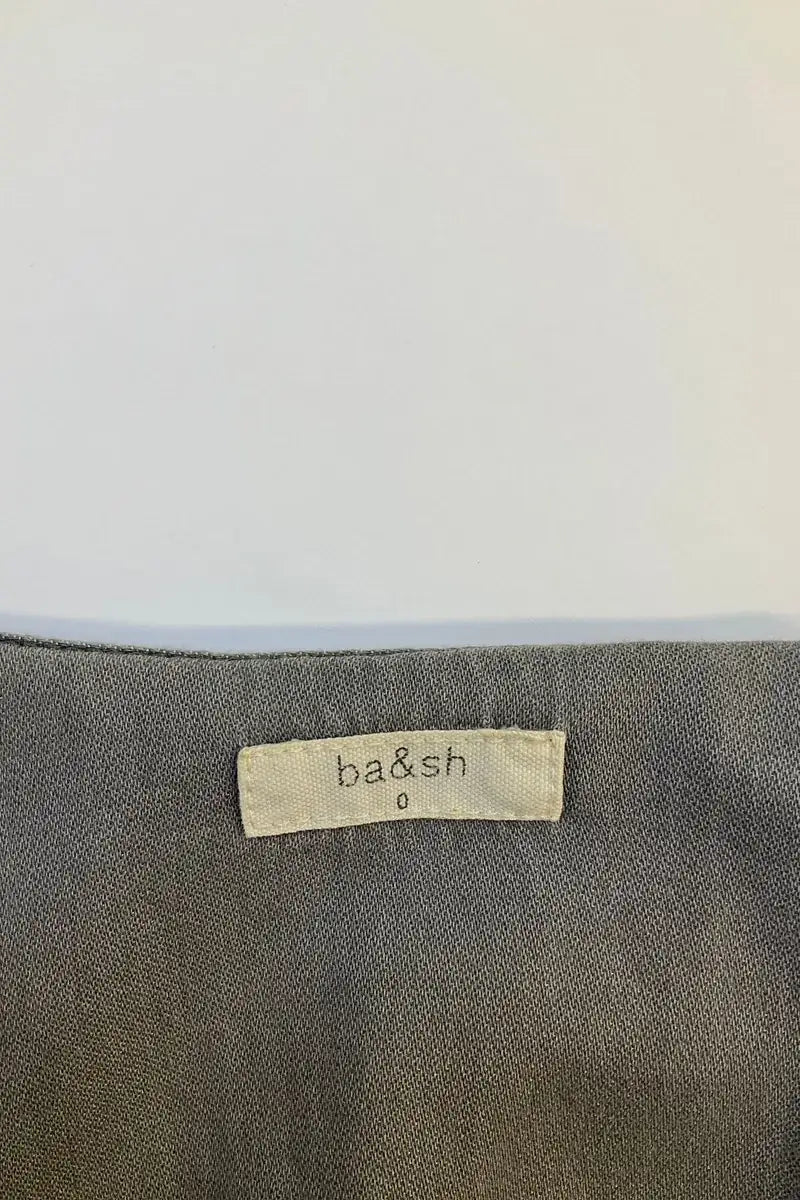 Chemise Ba&Sh Gris en Coton