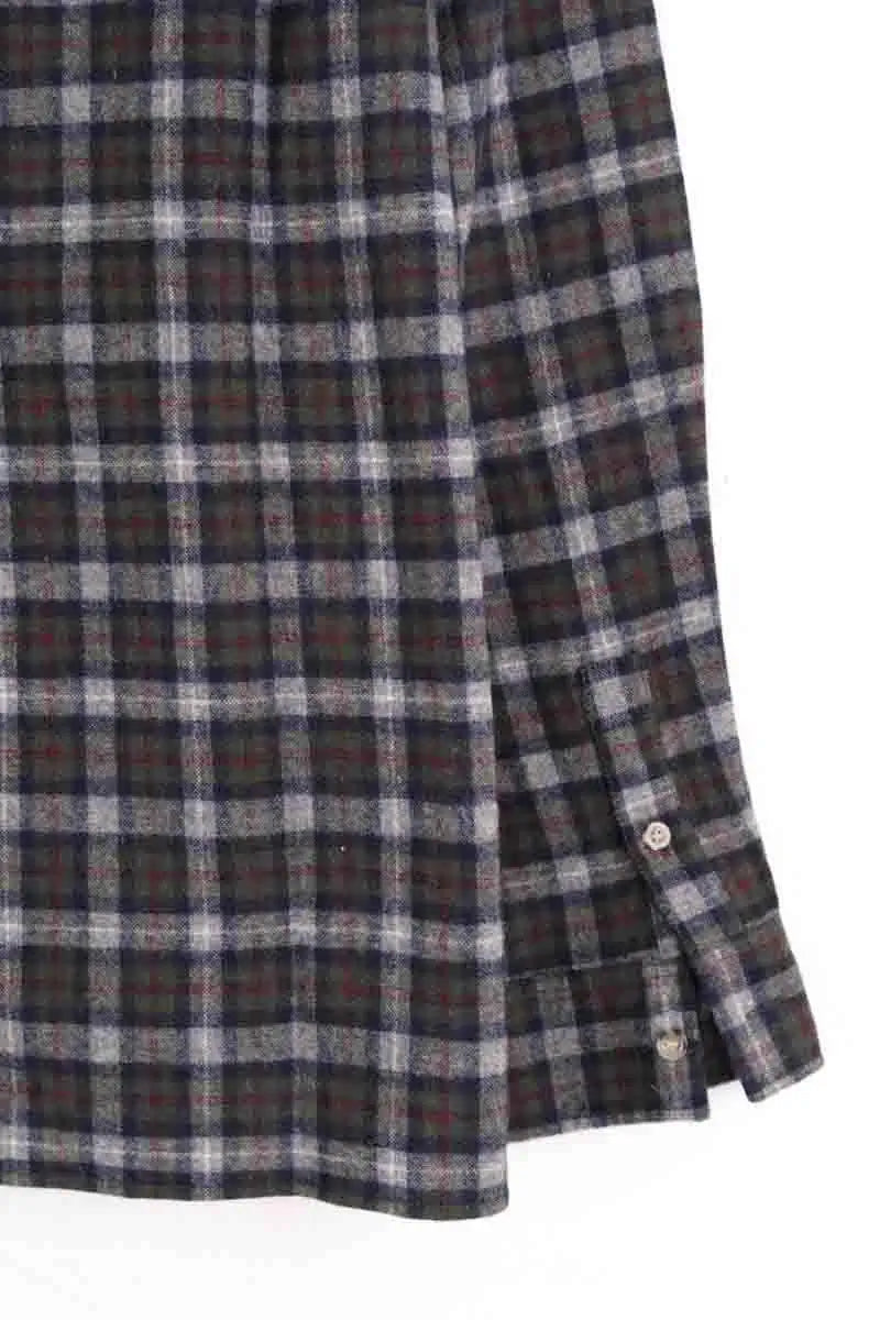 Chemise APC Kaki en Laine