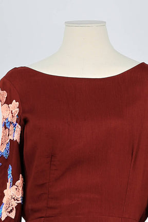 Robe Antik Batik  Bordeaux