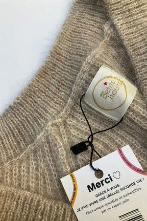 Pull Des Petits Hauts Beige en Laine