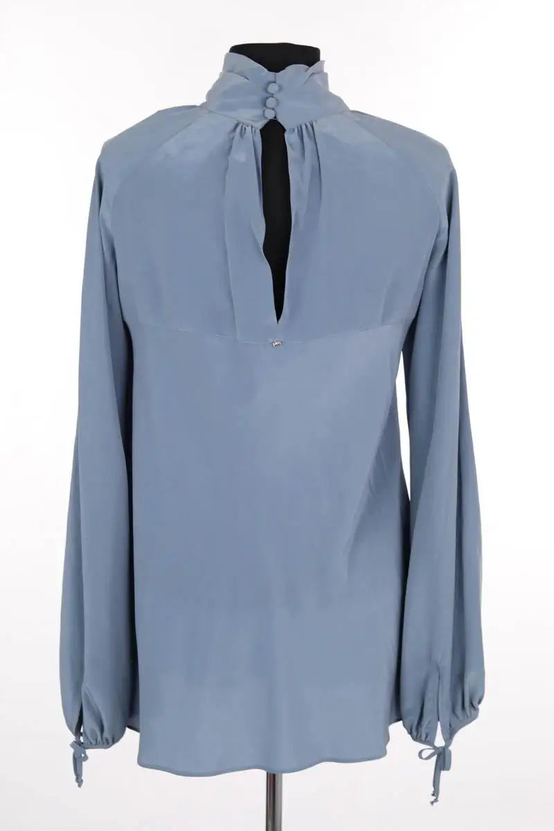 Blouse Sportmax Bleu en Soie