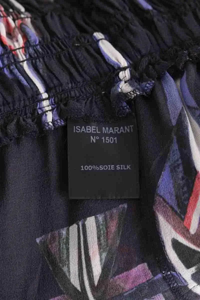 Mini jupe Isabel Marant Noir en Soie
