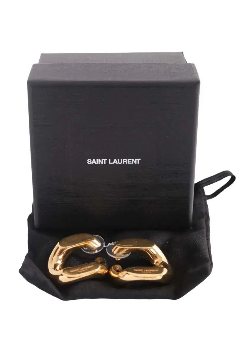 Boucles d'oreilles Saint Laurent Doré en Métal