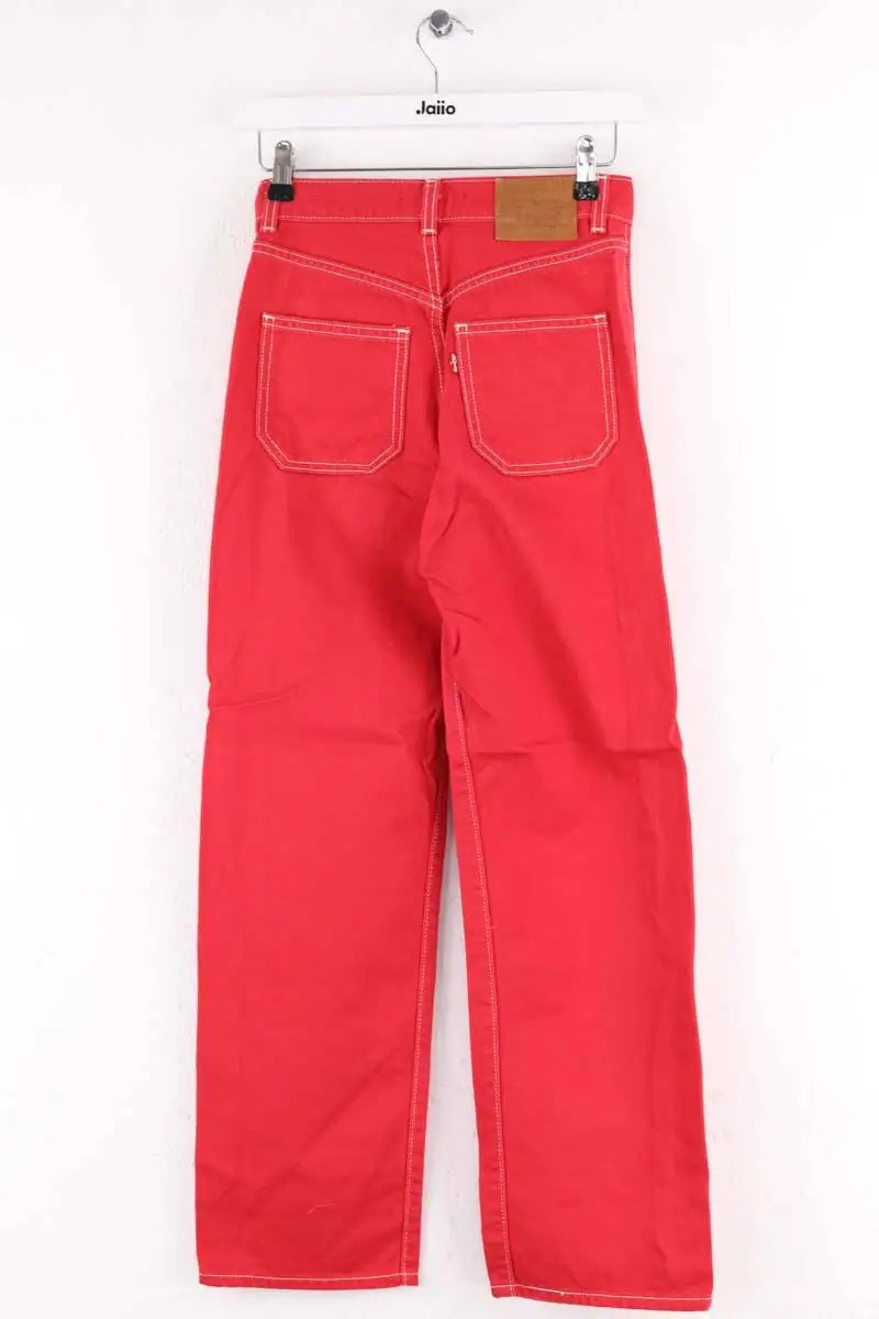 Jean droit Levi's Rouge en Coton