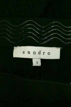 Robe Sandro Noir en Coton