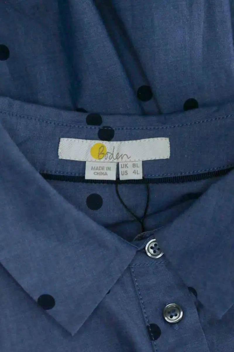 Robe Boden Bleu en Coton